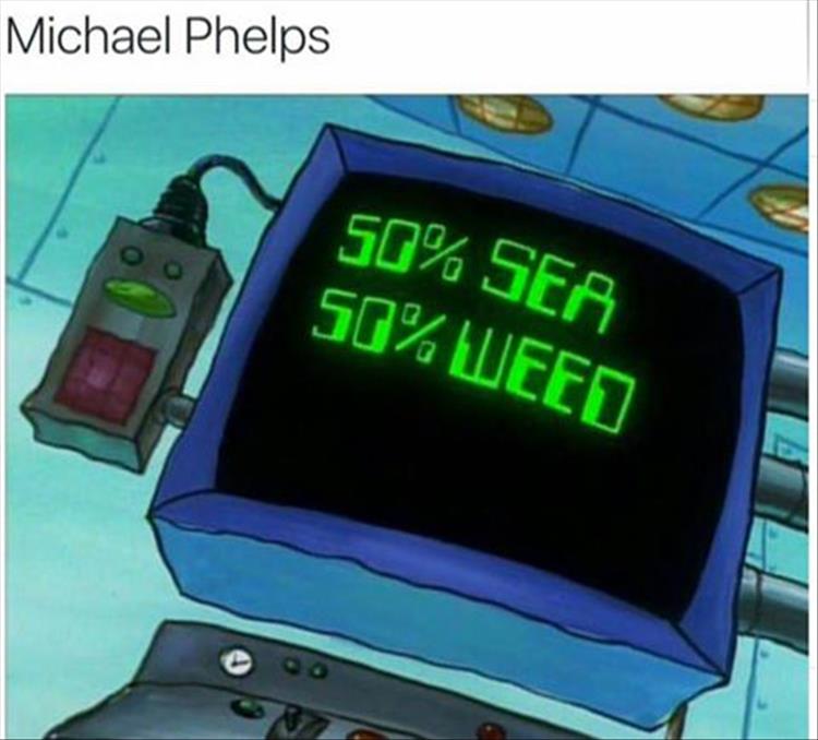 Michael Phelps sea weed