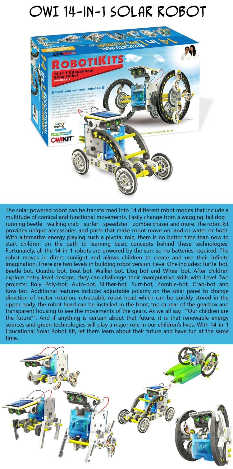 OWI 14-in-1 Solar Robot