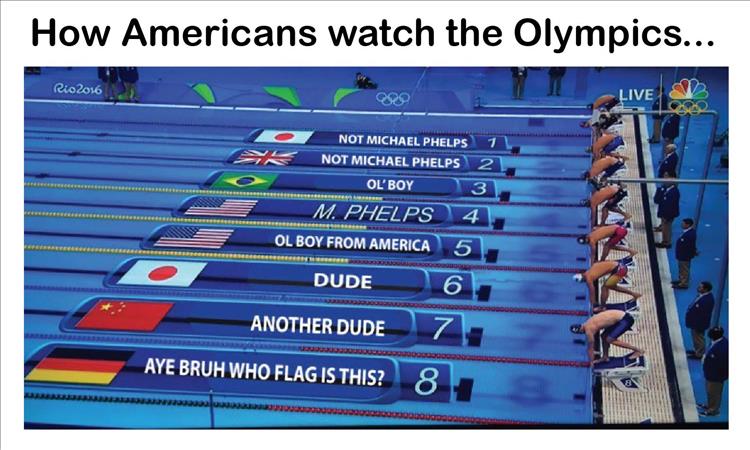 Olympics swimming funny meme