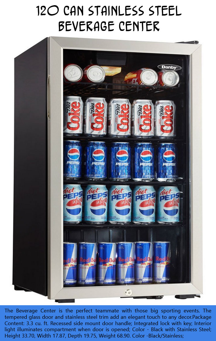 Stainless Steel Mini Fridge