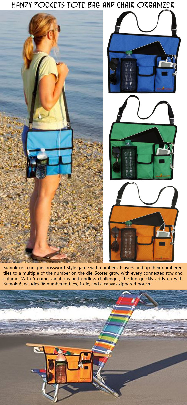 The handy pocket tote bag