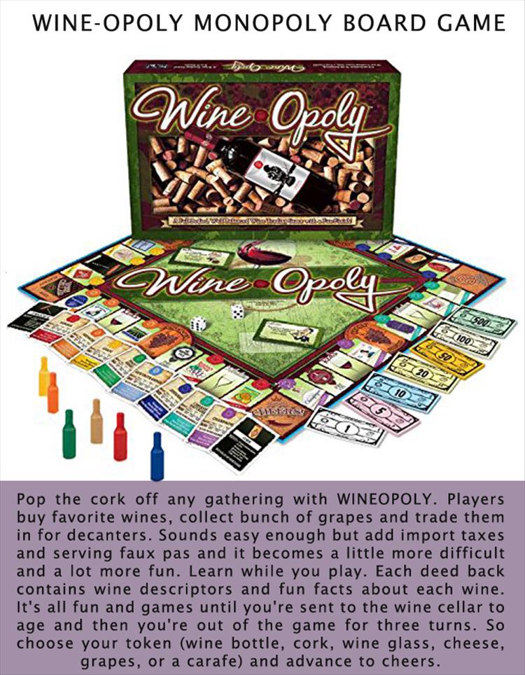 Wine-Opoly Monopoly Board Game