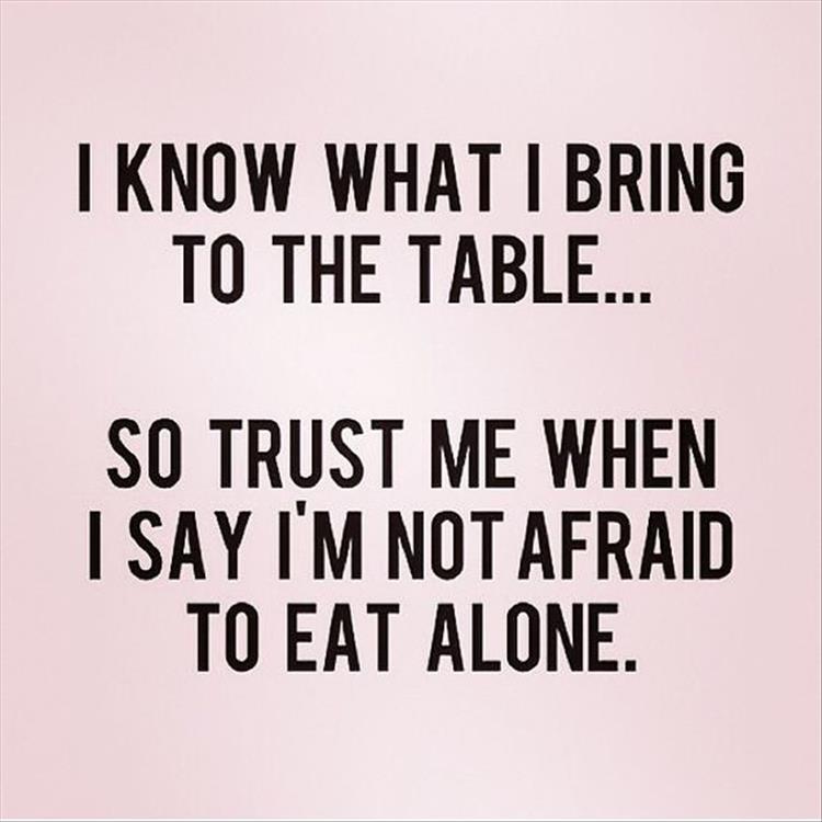 bring to the table quote