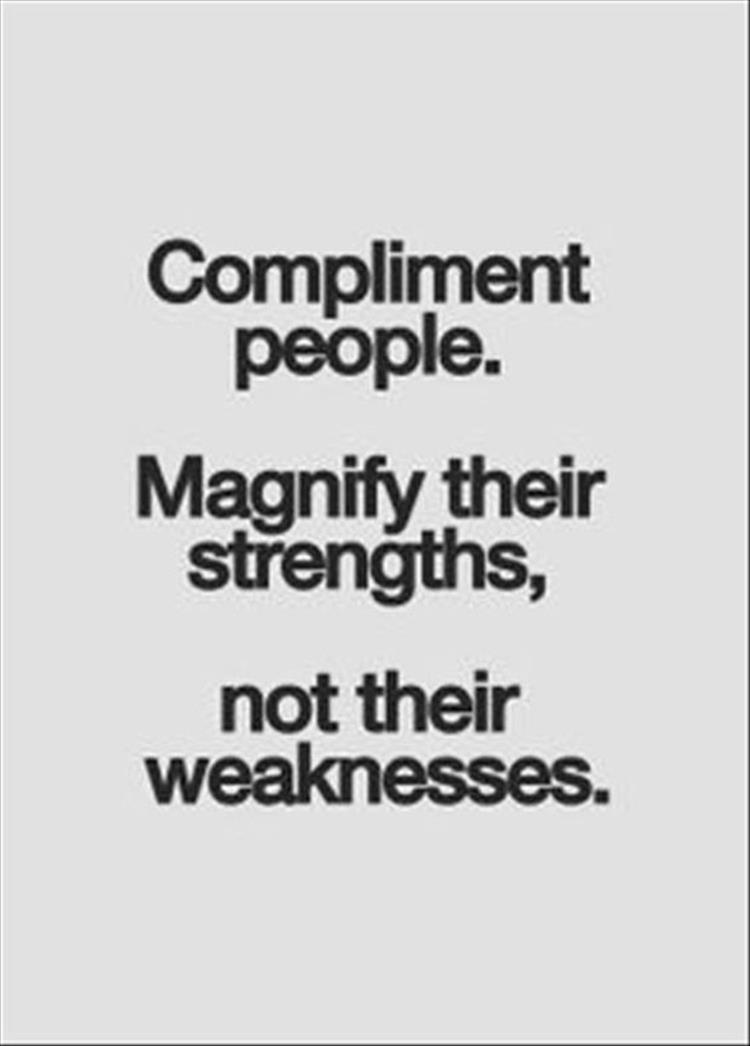 compliment people