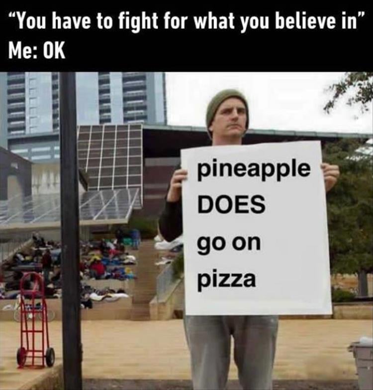 funny pizza sign