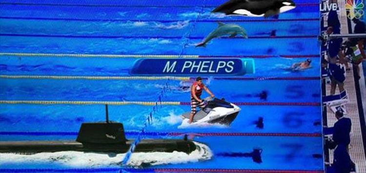 phelps swimming