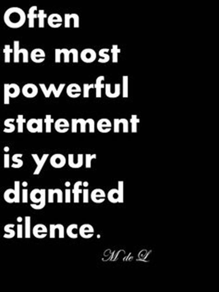 powerful silence quote