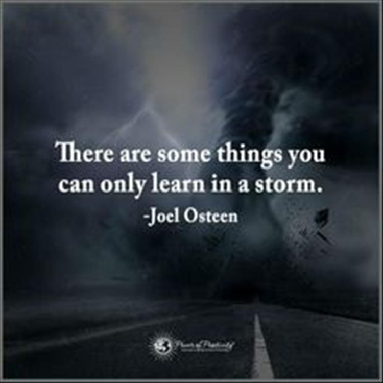 some things you can only learn in a storm