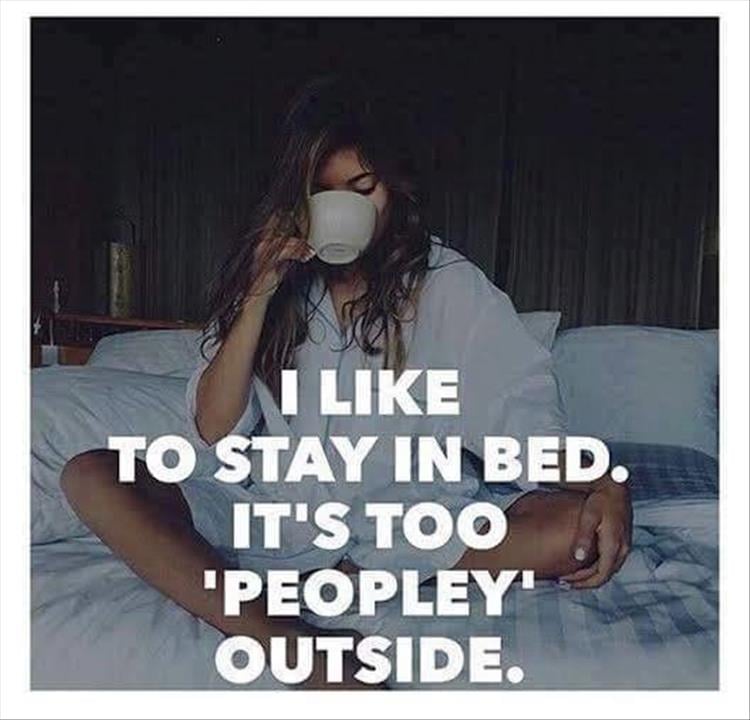 stay in bed