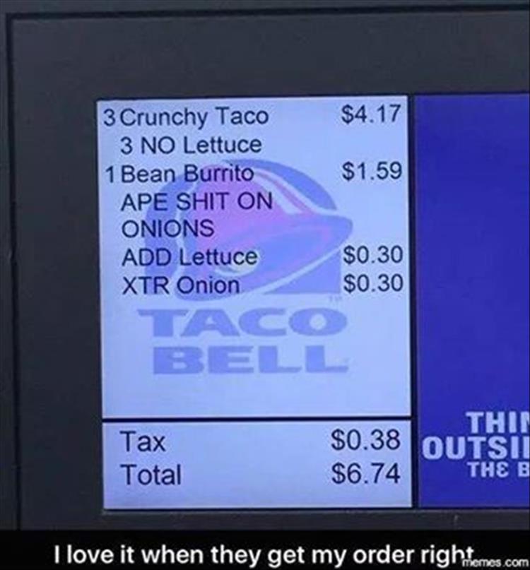 taco bell order