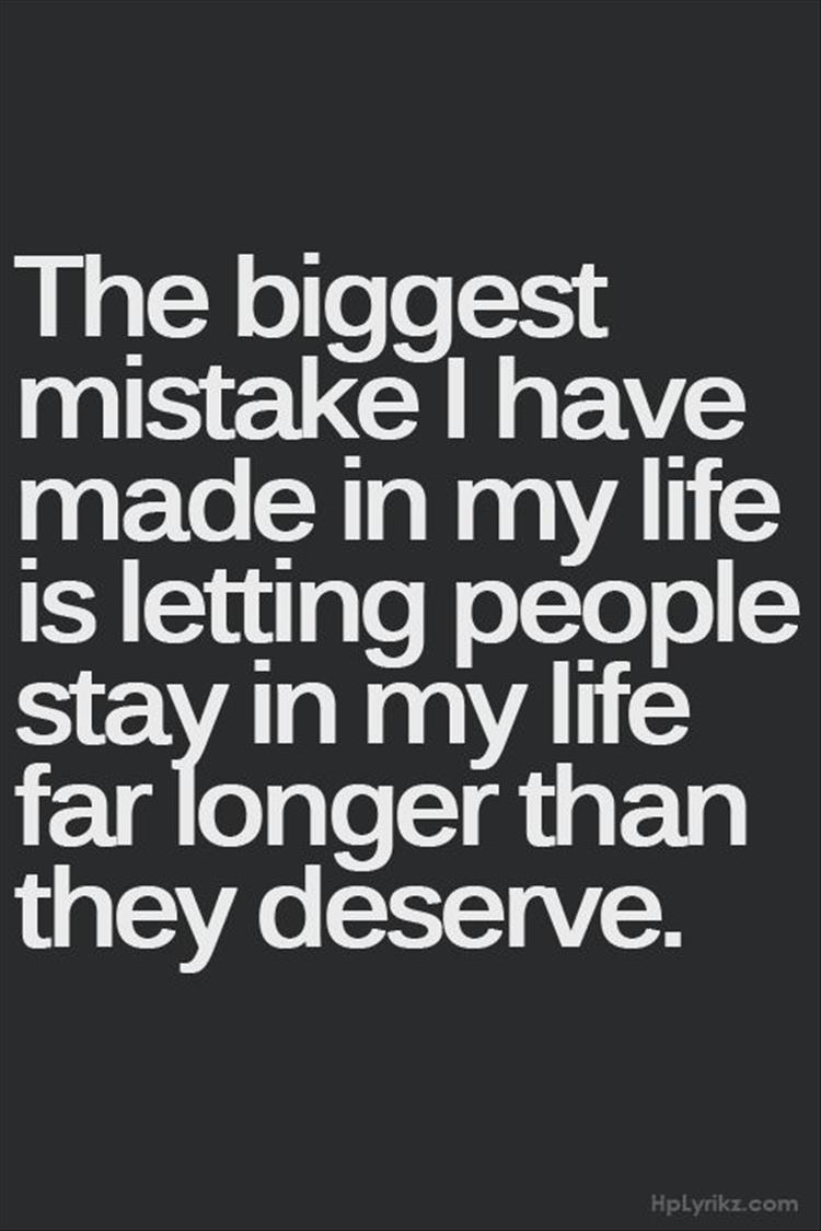 the biggest mistake quote