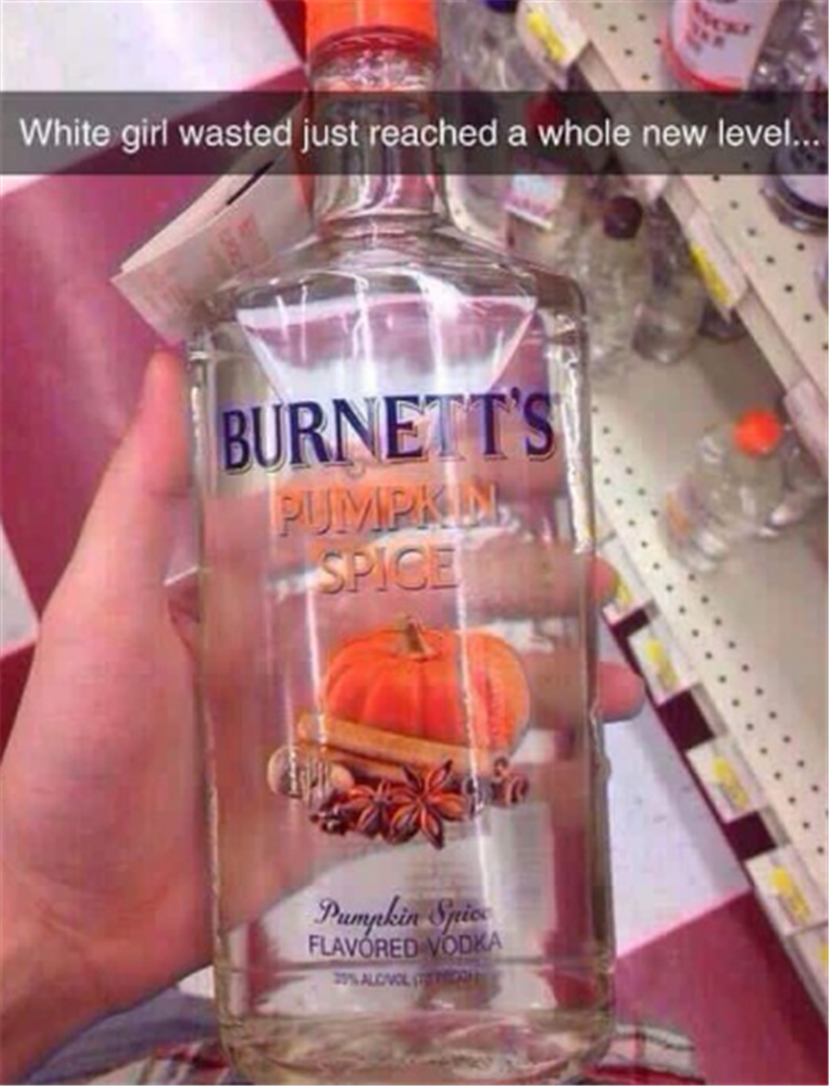 Pumpkin spice vodka