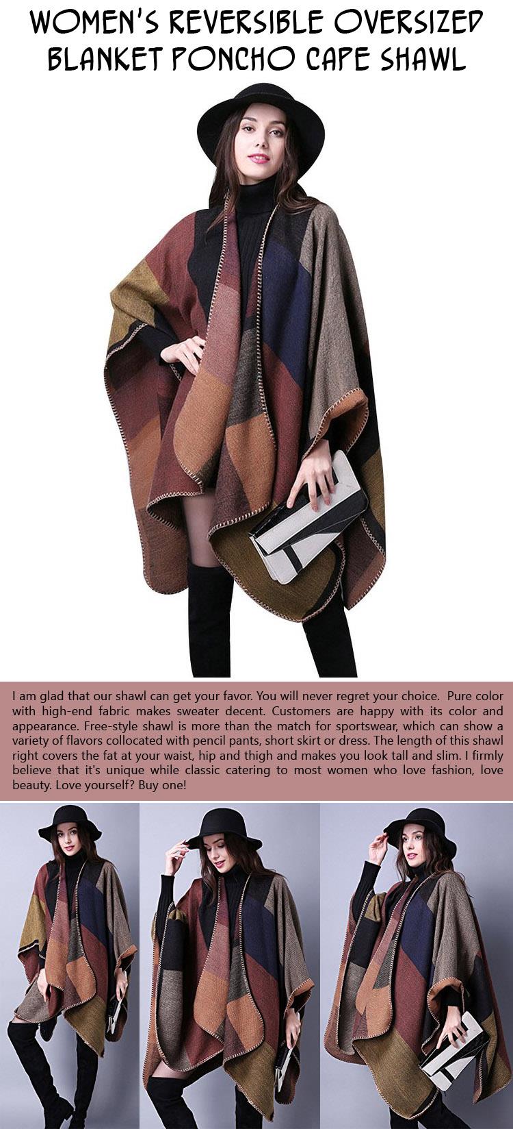 womens-reversible-oversized-blanket-poncho-cape-shawl
