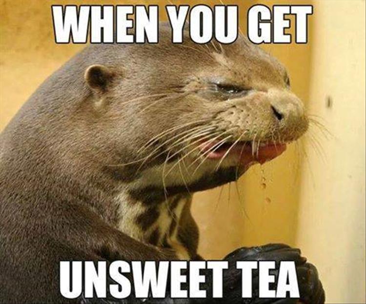 unsweet tea