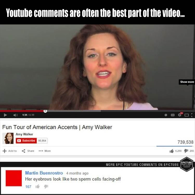 youtube comments