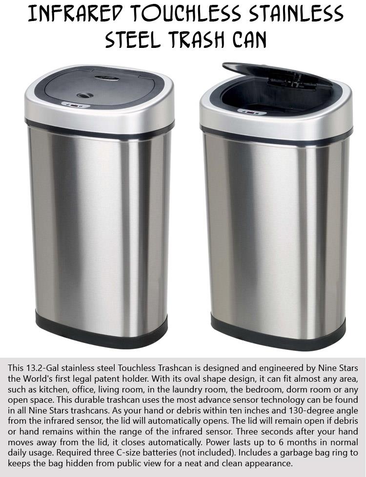 infrared-touchless-stainless-steel-trash-can