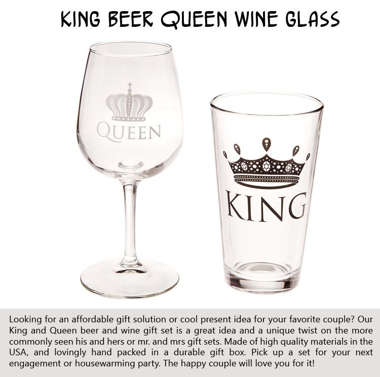 king-beer-queen-wine-glass