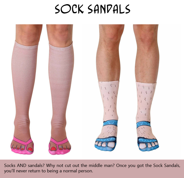 sock-sandals