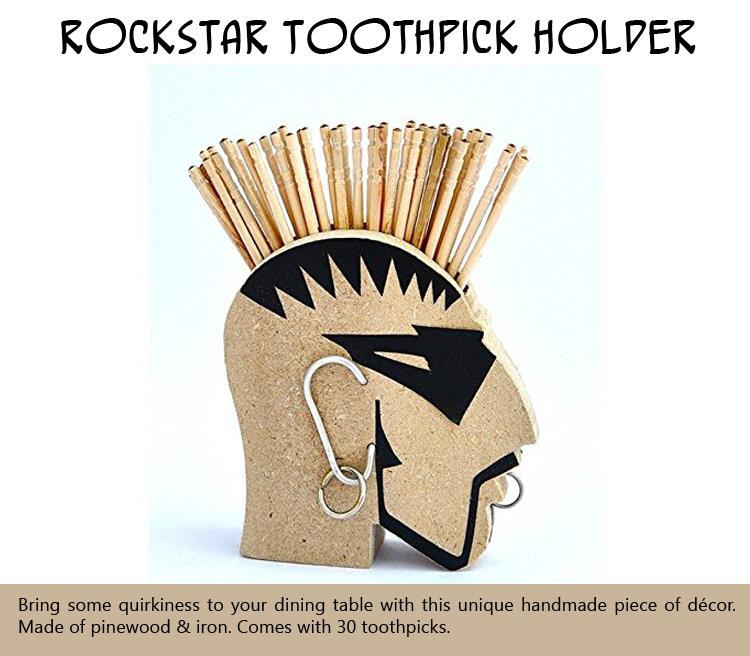 Rockstar Toothpick Holder