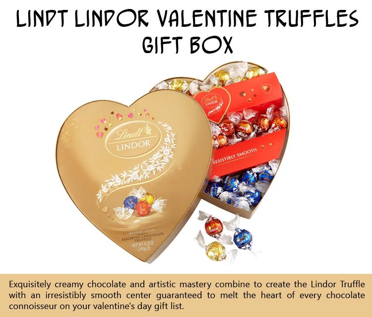 Lindt Lindor Valentine Truffles Gift Box