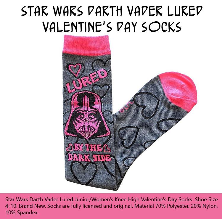 Star Wars Darth Vader Lured Valentine's Day Socks