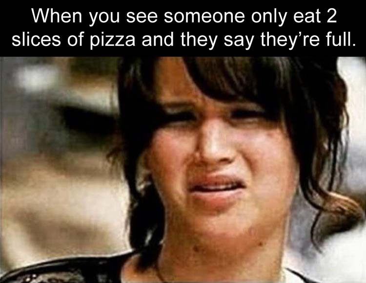 funny eating pizza