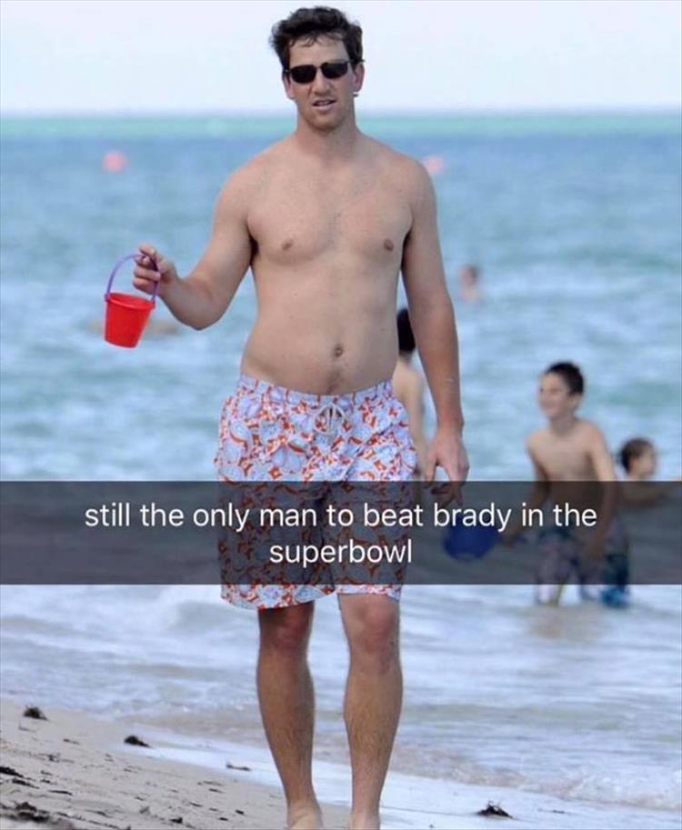 the only man to ever beat Tom Brady