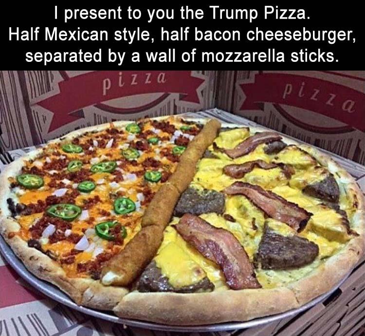 the trump pizza