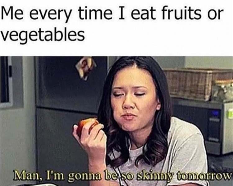 when i eat fruit