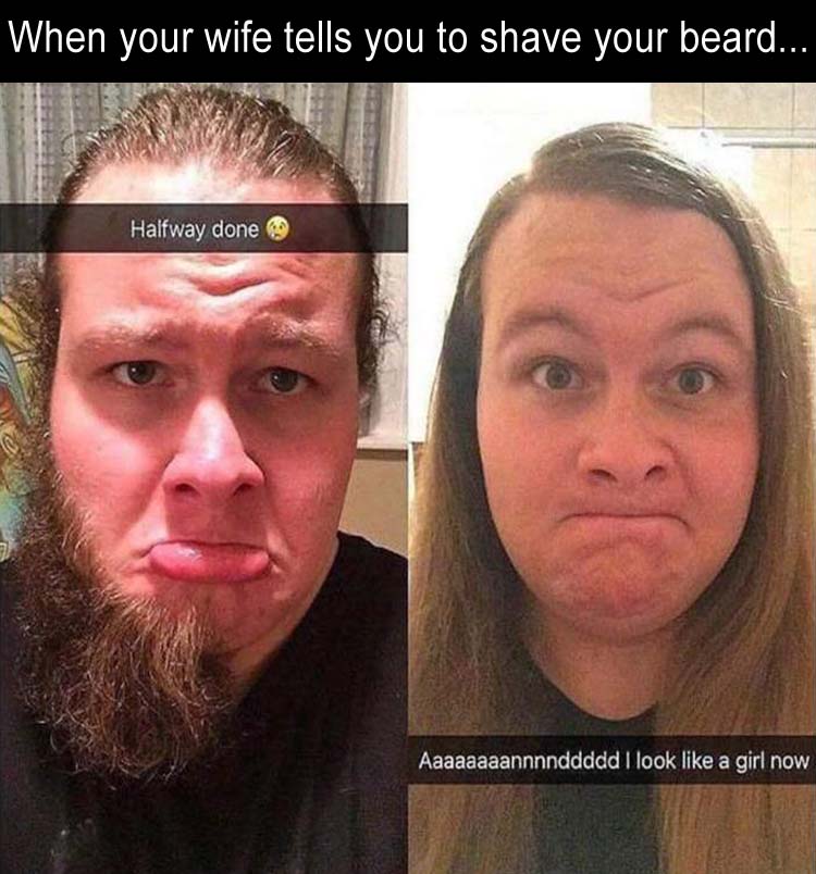 when you shave