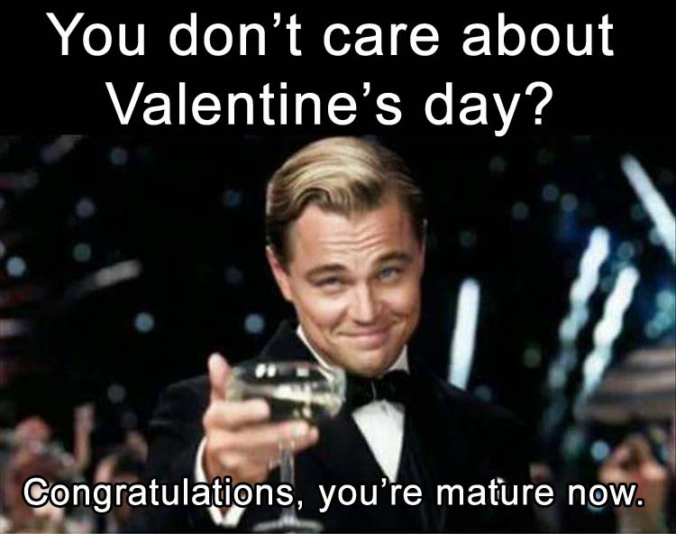 you care about valentine's day