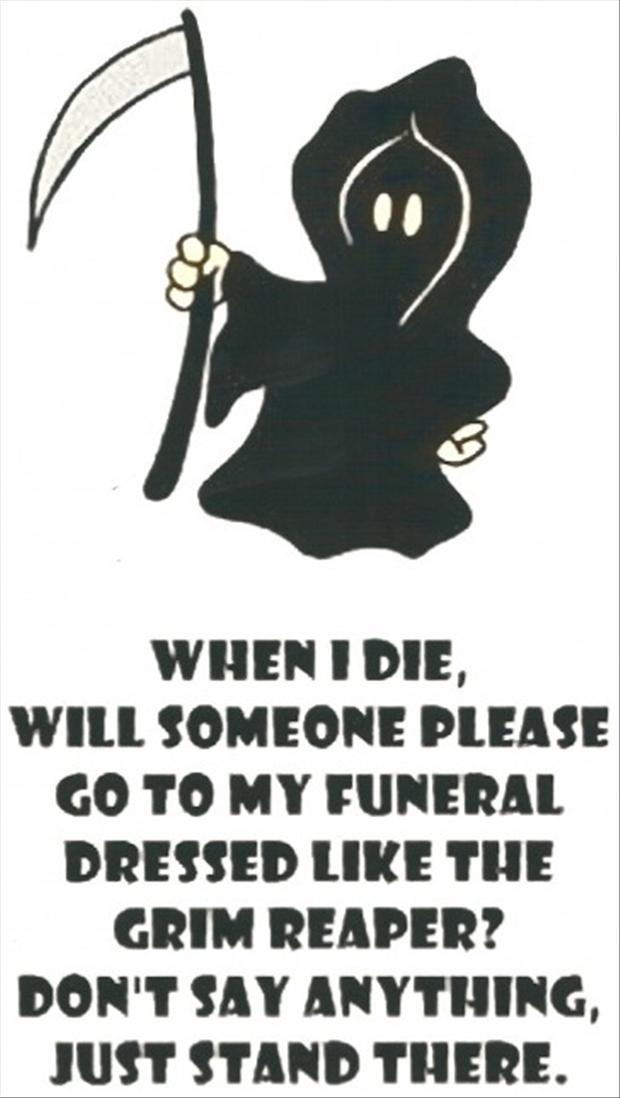 grim reaper, funny pictures - Dump A Day