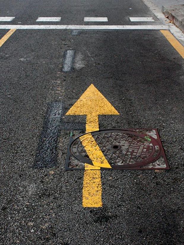 funny ocd pictures street arrow