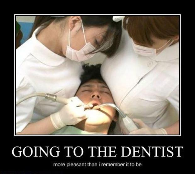 going to the dentist boobs in your face - Dump A Day