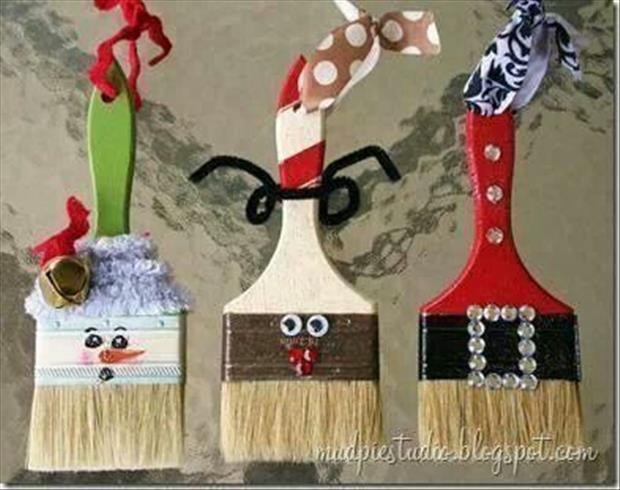 Simple Do It Yourself Christmas Crafts - 40 Pics