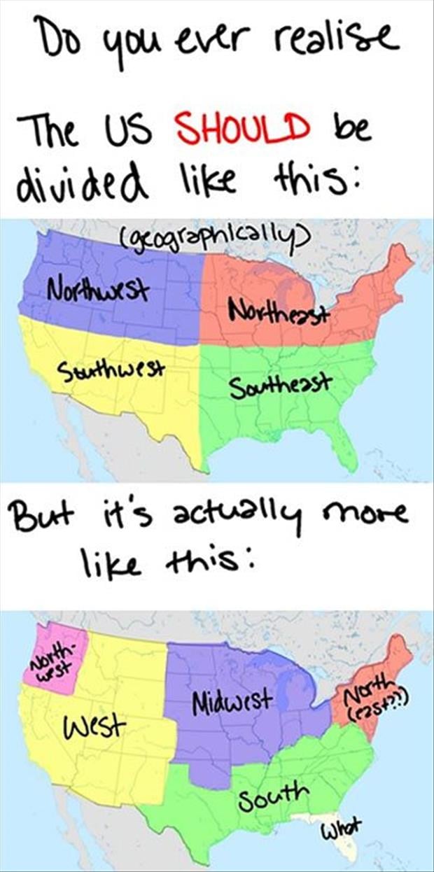 Funny Map Of The Us - United States Map