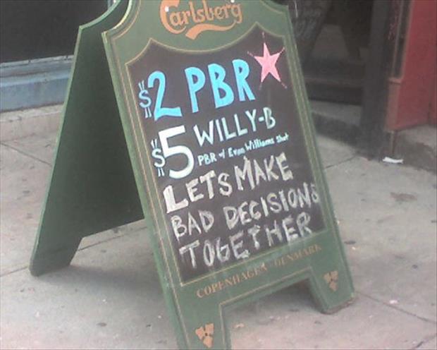 Funny Bar Signs. Now I'll Drink To That - 30 Pics