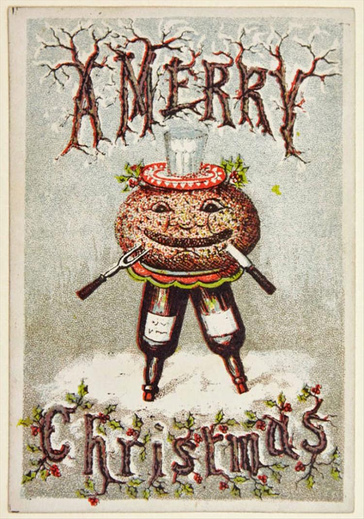 The Creepiest Victorian Christmas Cards Ever - 18 Pics