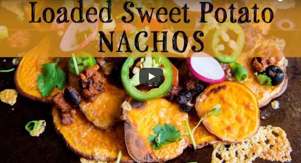 Amazing Loaded Sweet Potato Nachos!