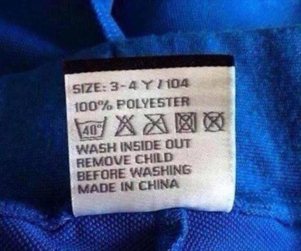 Some Of The Weirdest Warning Labels You'll Ever See 21 Pics