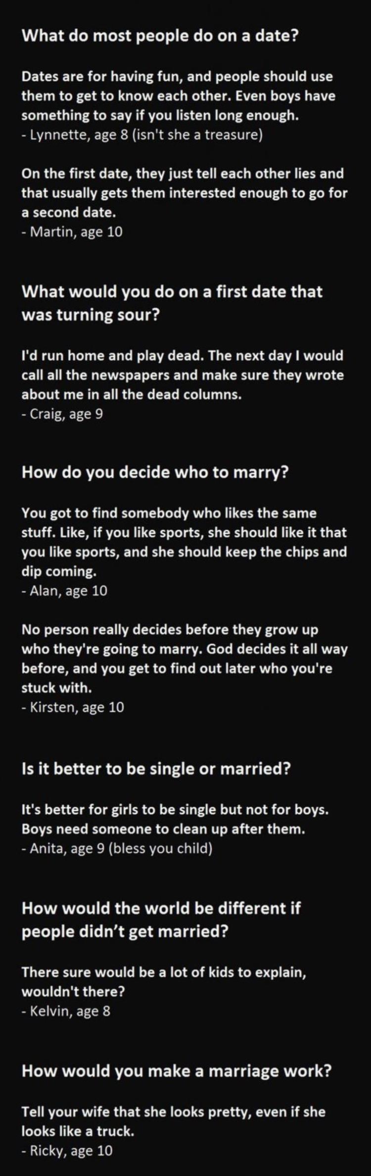 What Kids Really Think About Marriage